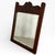 French Carved Mahogany Farmhouse Wall Mirror For Sale - Image 4 of 9