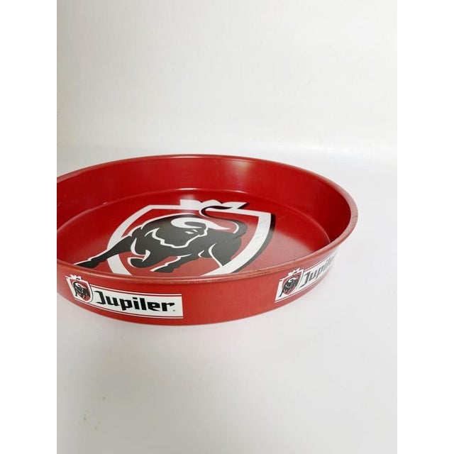 1960s French Advertising Tray in Red and Black Metal, France, 1960s For Sale - Image 5 of 12