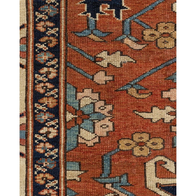 Antique Bakshaish Rug 4'8 X 7'4 For Sale In New York - Image 6 of 17