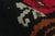 Red Mid Century Bessarabian Kilim Rug Vintage Black Red Floral Pattern Flat Weave For Sale - Image 8 of 9