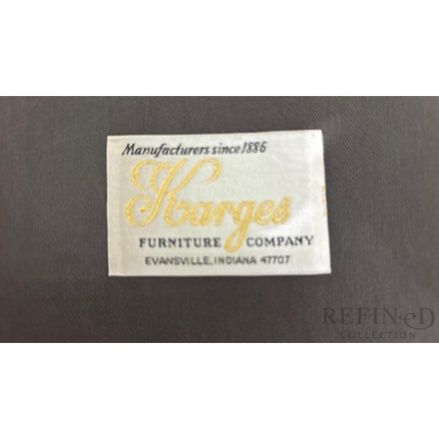 Set of 8 Karges Louis XVI–Style Dining Chairs in Scalamandre Fabric (2 Arm, 6 Side) For Sale - Image 17 of 18