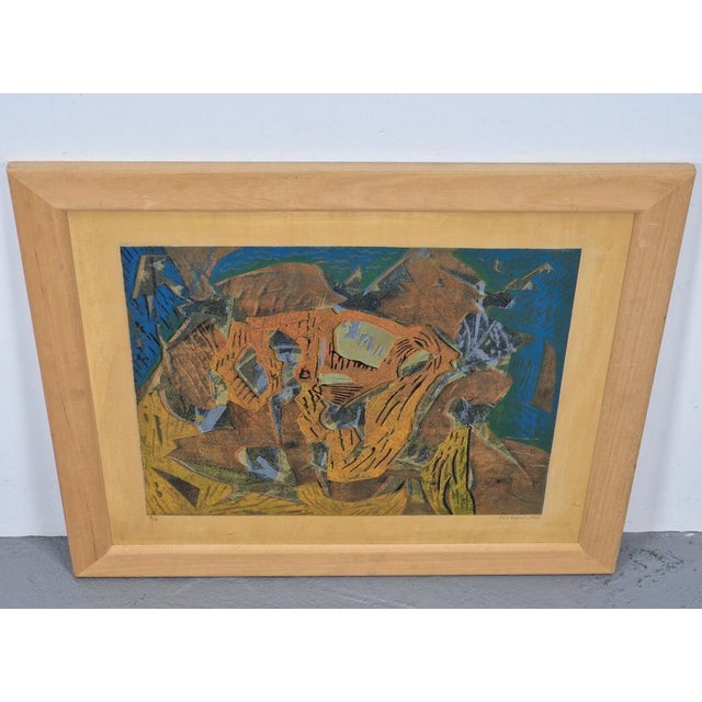 Piet Koenen, 1990s, Silkscreen & Mixed Media For Sale - Image 9 of 14