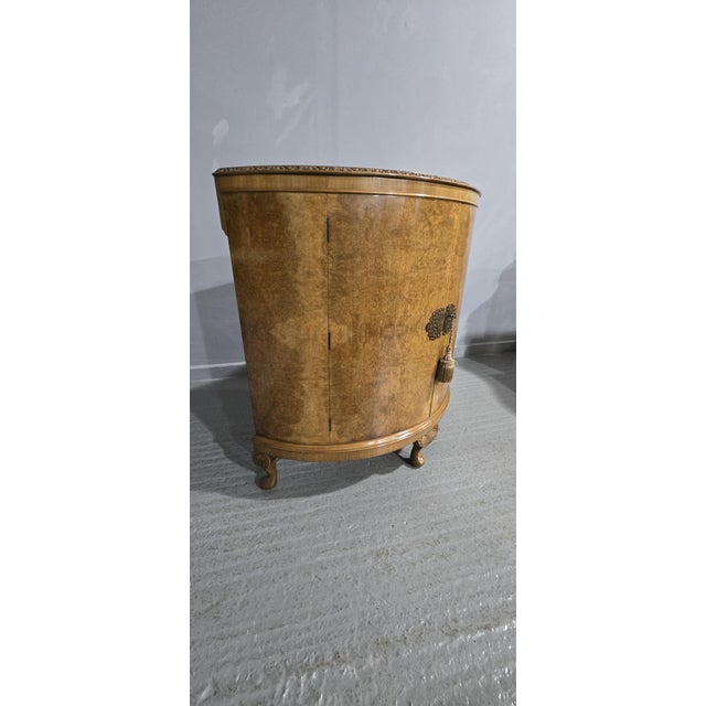 Vintage Buffet in Burr Walnut, 1920 For Sale - Image 6 of 12