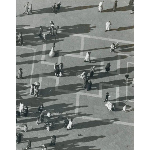 Erich Andres, Venice: Crowd from Above, Italy, 1955, Black & White Photograph For Sale - Image 3 of 5