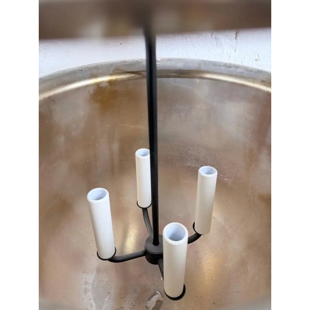 Urban Electric Co. SmokeBell Mirrored Pendant Light Chandelier For Sale - Image 9 of 9