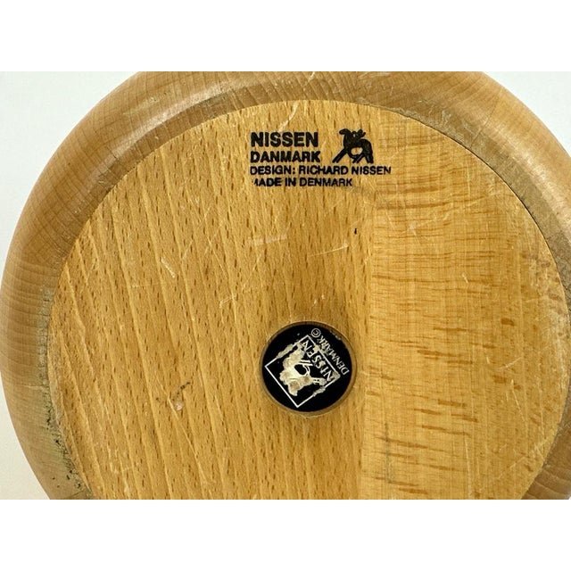 Vintage Wooden Ice Bucket by Richard Nissen for Bodum, Denmark, 1980s For Sale - Image 8 of 10