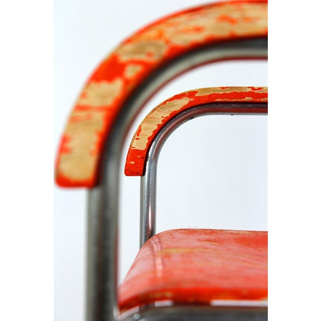 1930s Bauhaus B 34 Cantilever Chair in Plywood and Chrome by Marcel Breuer, 1930s For Sale - Image 5 of 18