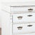 19th Century Swedish Pine White Chest of Four Drawers For Sale - Image 9 of 14
