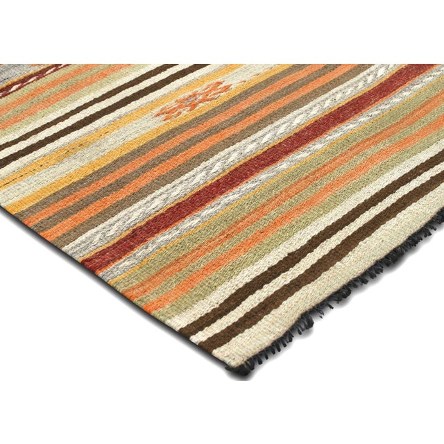 Traditional 1960s Turkish Kilim For Sale - Image 3 of 5