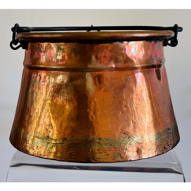 French 19th Century French Copper Cauldron For Sale - Image 3 of 15