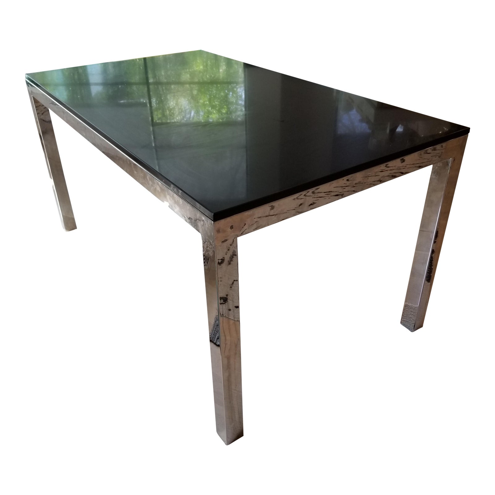 Mitchell + Gold Black Quartz Top Dining Table Chairish