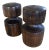 Vintage Danish Rosewood Salt & Pepper Mill Shakers- Set of 2 For Sale