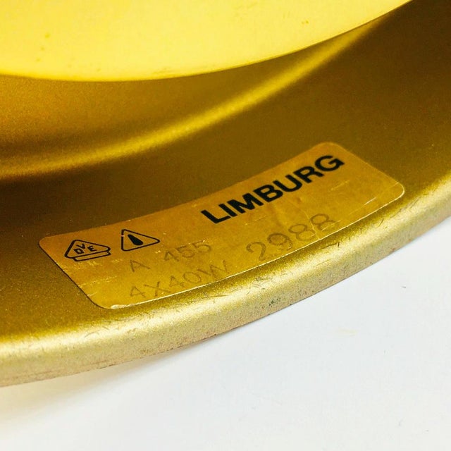 Large Mushroom Shape Flush Mount-Ceiling Light from Limburg, Germany, 1970s For Sale - Image 10 of 11