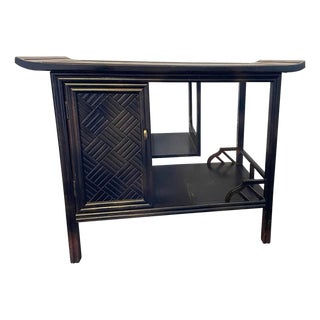 Rare Chinoiserie Pagoda Style Accent Table by Thomasville For Sale
