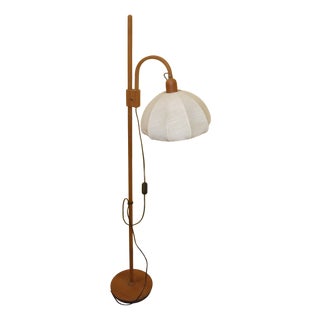 Danish Teak Arc Lamp Floor Lamp from Domus, 1970s For Sale
