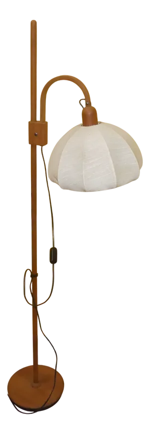 Danish Teak Arc Lamp Floor Lamp from Domus, 1970s