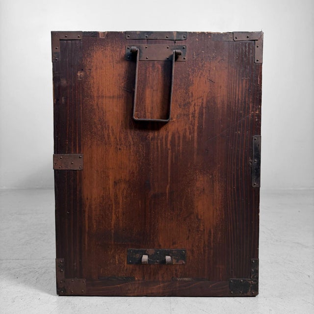 Japanese Tansu Chest, 1910s For Sale - Image 12 of 16