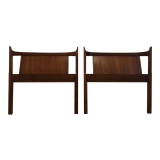Kent Coffey Mid-Century Modern Townhouse Collection Twin Headboards - a Pair For Sale