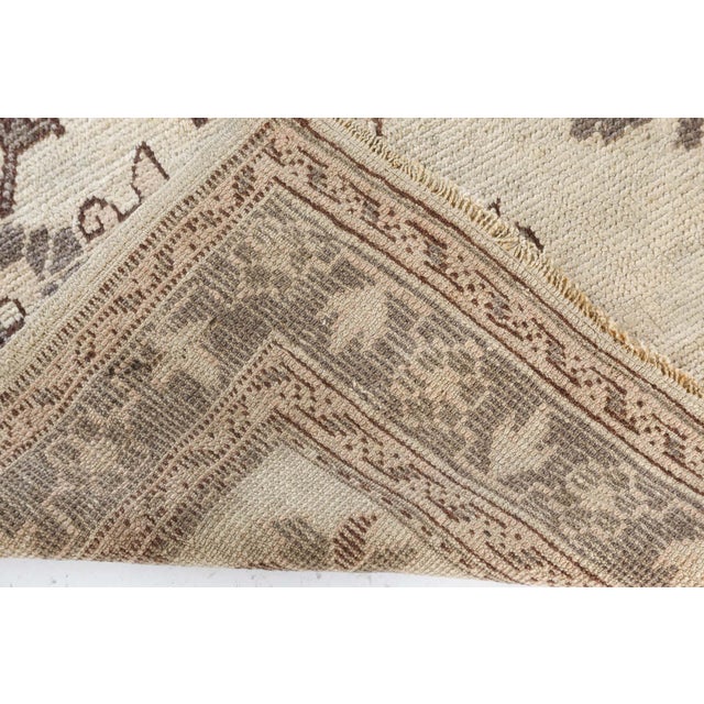 Turkish Antique Turkish Oushak Rug For Sale - Image 3 of 7