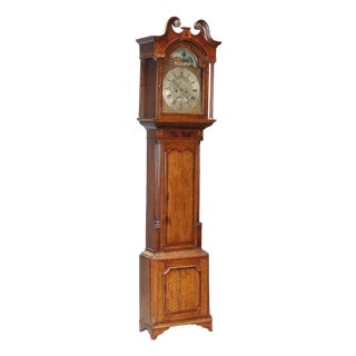 Pendulum Clock in Oak For Sale