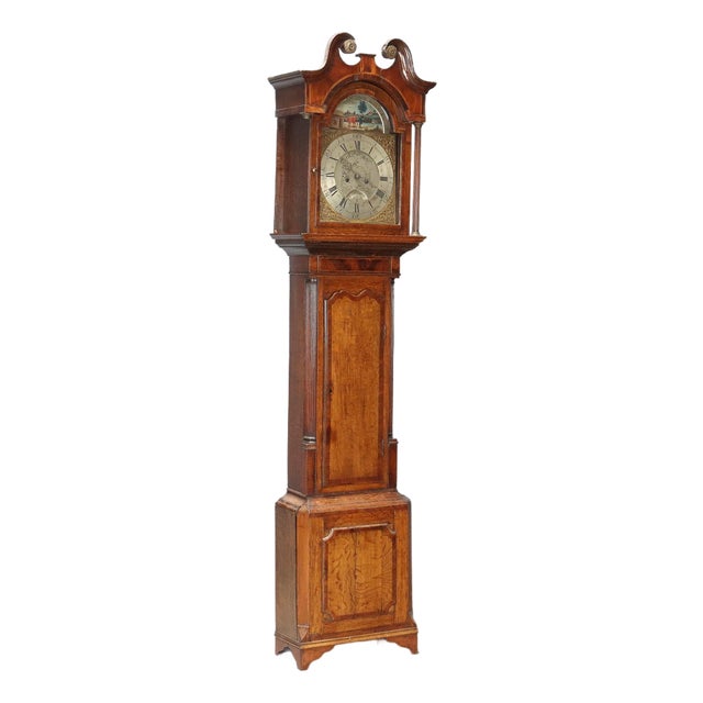 Pendulum Clock in Oak For Sale