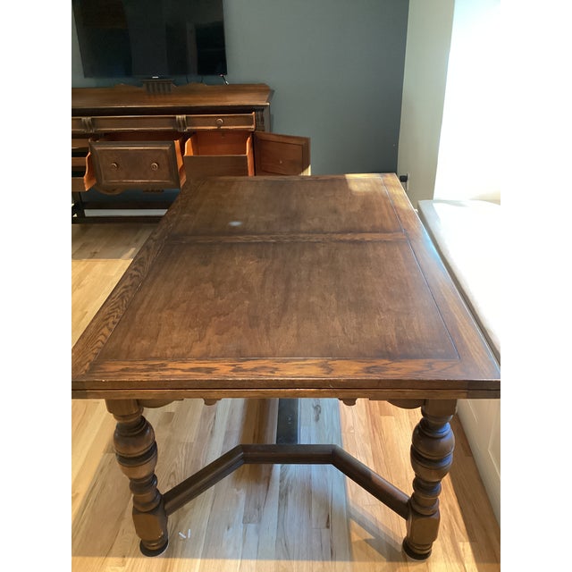 1930s Limbert Buffet/Server (By VanRaalte) and Optional Dining Table For Sale - Image 9 of 9