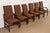 Henredon Henredon Mid-Century Modern Sculpted Oak High Back Dining Chairs, Set of Six For Sale - Image 4 of 13