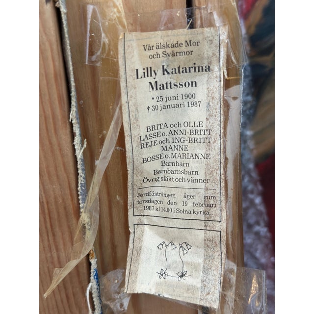 Britta Ringvall, Vase, 1960s, Oil on Canvas, Framed For Sale - Image 17 of 18