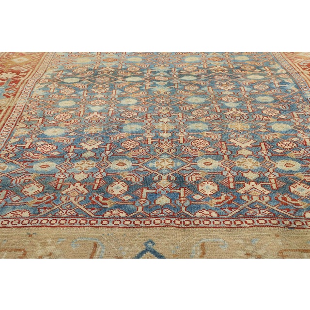 Early 20th Century Antique Persian Bijar Rug, 04'07 X 07'04 For Sale - Image 5 of 10