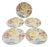 Set of 5 Jessica McClintock Christina Dinner Plates – Vintage Floral Porcelain 11.25" For Sale