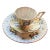 Salisbury "Pansy" Fine Bone China Teacup & Saucer Set For Sale
