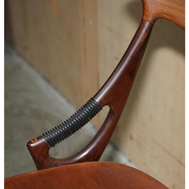 Model 71 Dining Chairs by Arne Hovmand Olsen for Mogens Kold, 1959, Set of 6 For Sale - Image 9 of 18