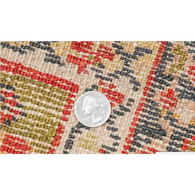 1900s Hand Knotted Antique Persian Sultan Abad Rug - 7'9"x 9'8" For Sale - Image 4 of 5