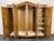 Vintage French Louis XVI Style Oak 4-Door Armoire For Sale - Image 9 of 11