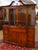 Grosfeld House Flame Mahogany Inlaid China Cabinet Bookcase Breakfront Dimensions :69" Wide X 87.5" Tall X 16.5" Deep A...