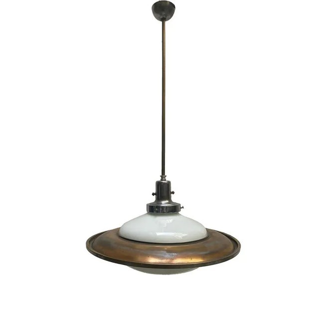 Chandelier Attributed to Gino Sarfatti, Italy, 1950s For Sale - Image 3 of 10