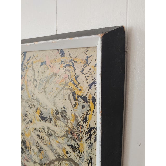 Jackson Pollock Jackson Pollock Repro Print, Number 27, 1950, Framed For Sale - Image 4 of 7