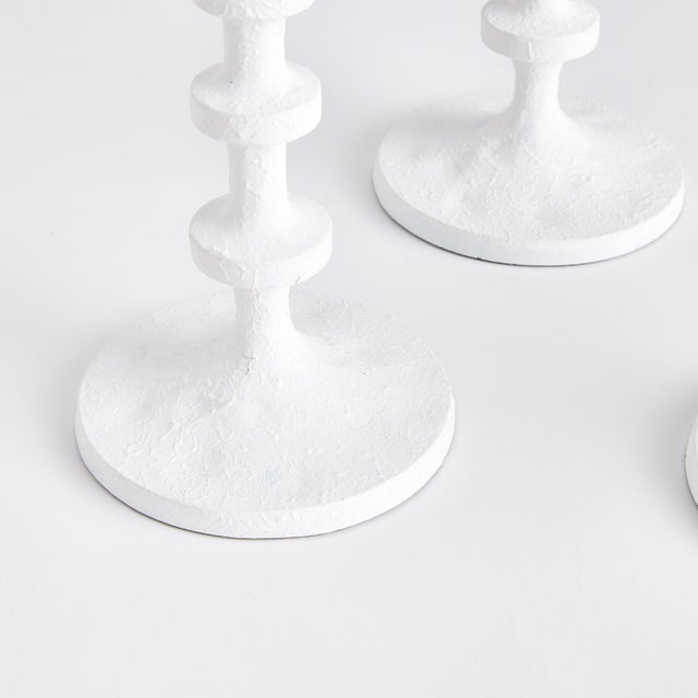 Modern Abacus Taper Holders, Set of 3 For Sale - Image 3 of 3