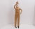 Tan Large Folk Art Outsider Art Army Man Paper Mache Figure For Sale - Image 8 of 9