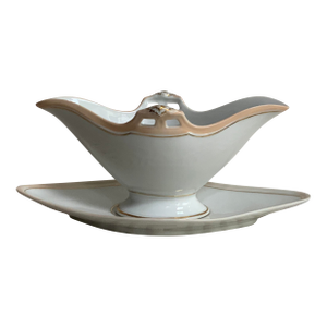 19th Century French Porcelain Sauce Boat