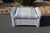Lloyd Loom White Wicker Ottomans With Green Plaid Cushions—A Pair For Sale - Image 4 of 18
