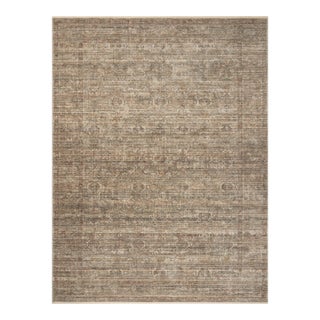 Amber Lewis x Loloi Molly Tobacco / Sage 9'-6" x 13'-6" Area Rug For Sale