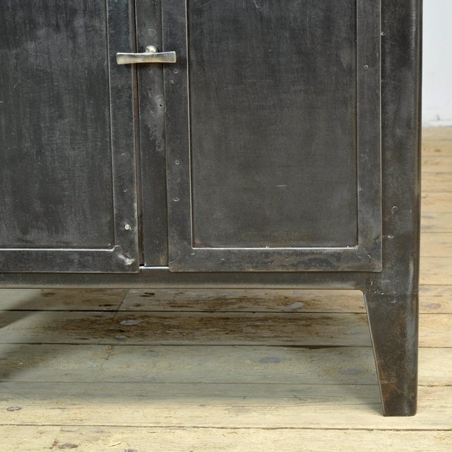 Polished Iron Medicine Cabinet, 1930s For Sale - Image 10 of 12