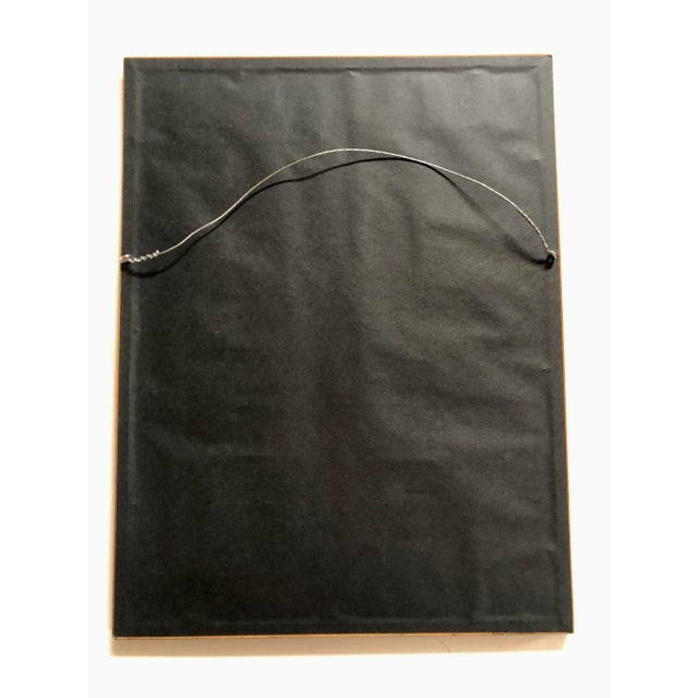 Wood Vintage 1956 Offset Color Lithograph of Montgolfieres French Balloon Print, Framed For Sale - Image 7 of 8