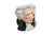 Large vintage Royal Doulton 7031 porcelain character jug of Wolfgang Amadeus Mozart featuring the composer in a dark green...