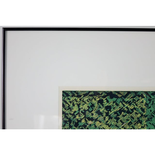 Mid 20th Century Abstract Large Lithograph, 15 of 30 and Signed For Sale - Image 4 of 5