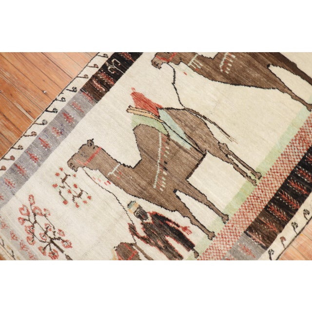 Vintage Turkish Donkey Camel Animal Rug - 3'4" x 5'4" For Sale In New York - Image 6 of 6