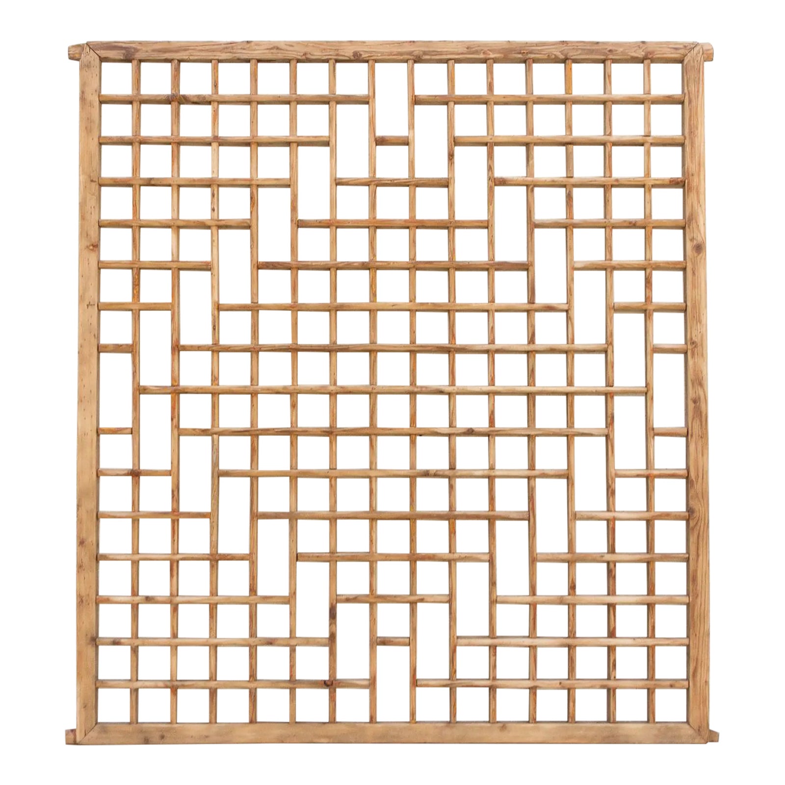 The Emperor's Window, Antique Lattice Screen | Chairish