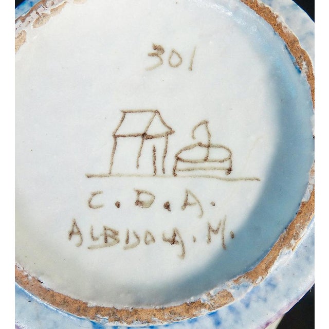 Majolica Jug, Albisola, 1950s For Sale - Image 9 of 10