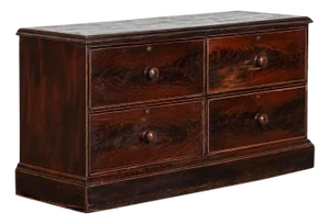 Large 19th Century English Pine Haberdashery Drawers, 1870s